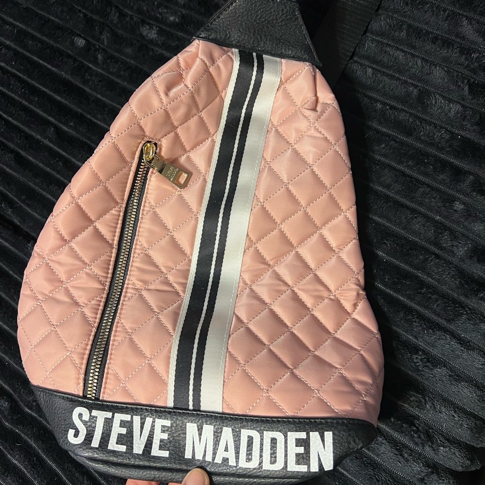 Steve Madden Pink Quilted Men's Bag